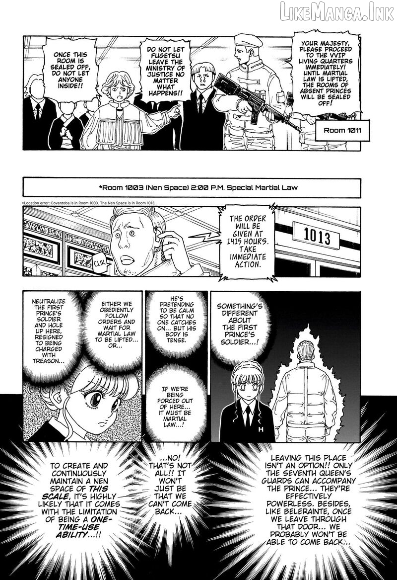 Hunter x Hunter, Chapter 415 image 17